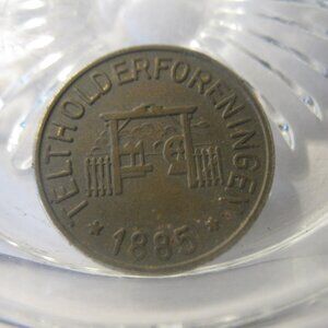 (FC-1413) 1885 Denmark: 25 Øre - Dyrehavsbakken / TELTHOLDERFORENINGEN - Token